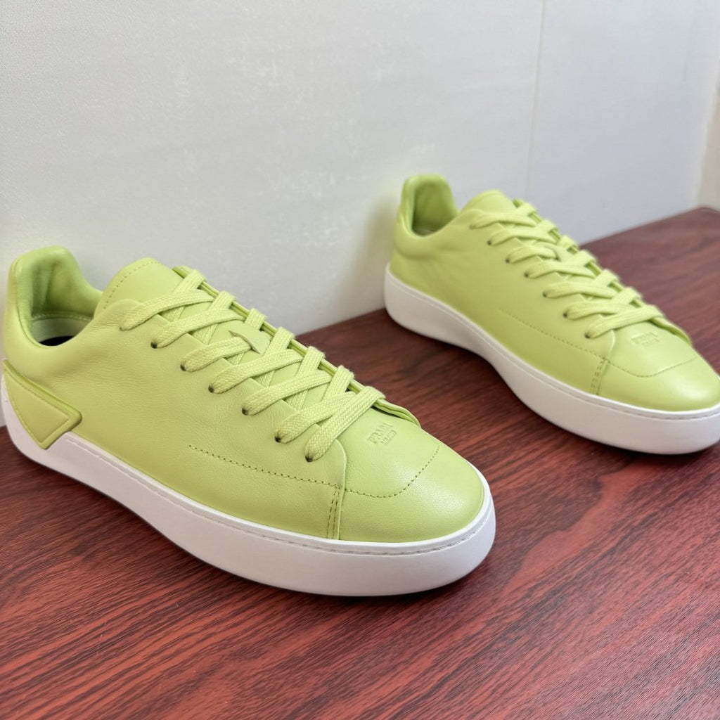 Prada Triangle Detail Low-Top Sneakers — front