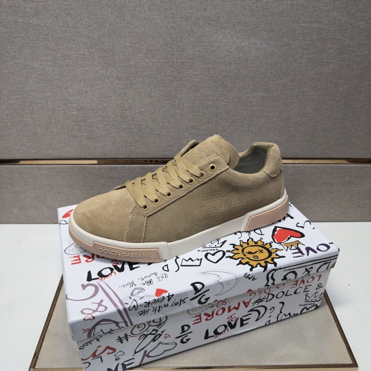 Dolce & Gabbana Panel Low-Top Sneakers — side