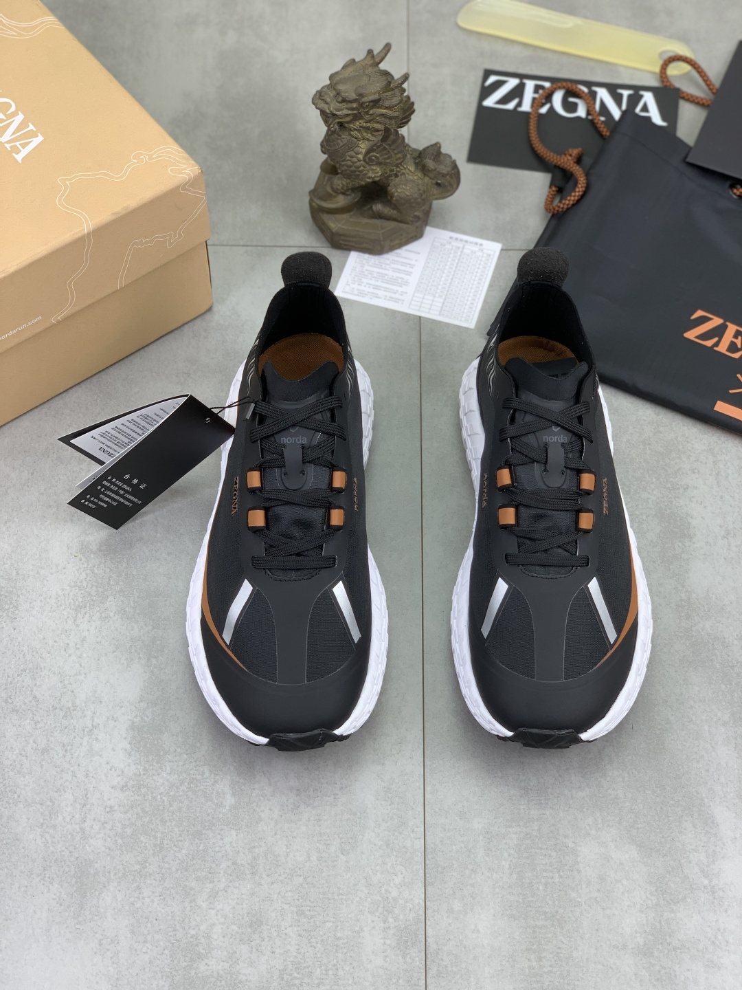 Black Trail Running Shoes — hero